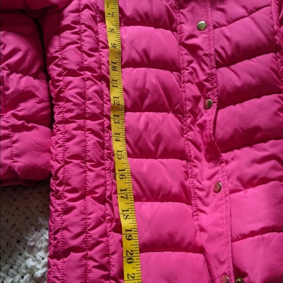 Old Navy Girls XL Pink Puffed Coat - Picture 6 of 11